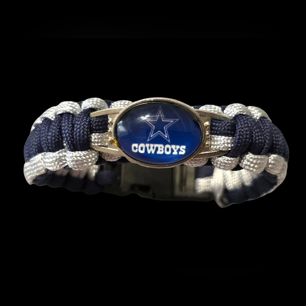 Dallas Cowboys Blue and Gray Paracord Bracelet